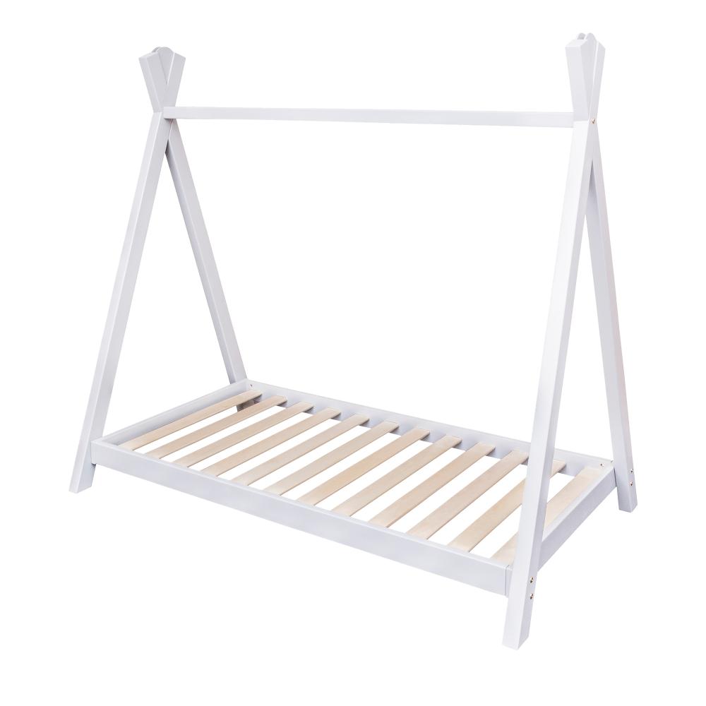 Kinder Valley - Teepee Toddler Bed With Kf Mattress - White