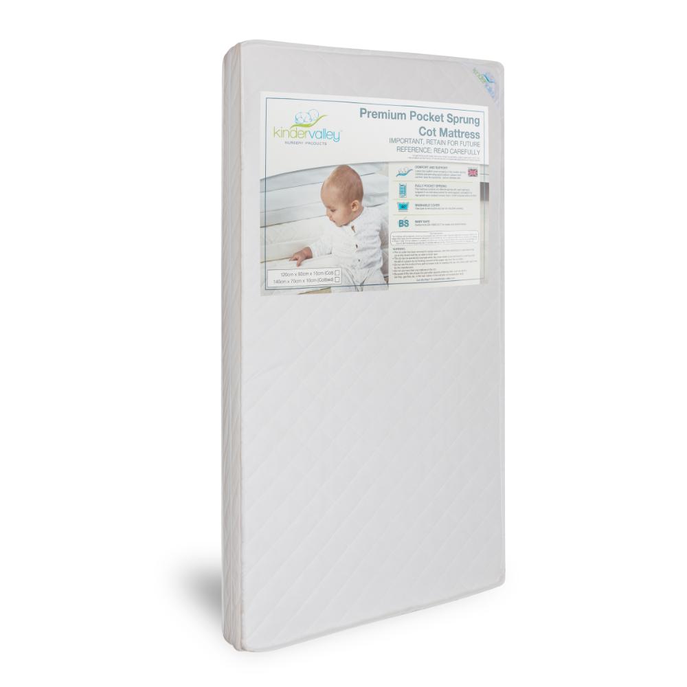Kinder Valley - Two-tone Teepee Toddler Bed Pocket Sprung Mattress