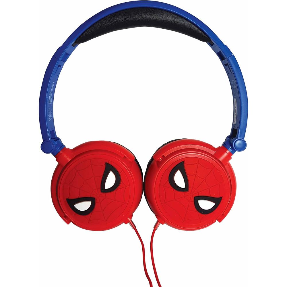 Lexibook - Marvel Spider-Man Peter Parker Stereo Headphone - Red/Blue