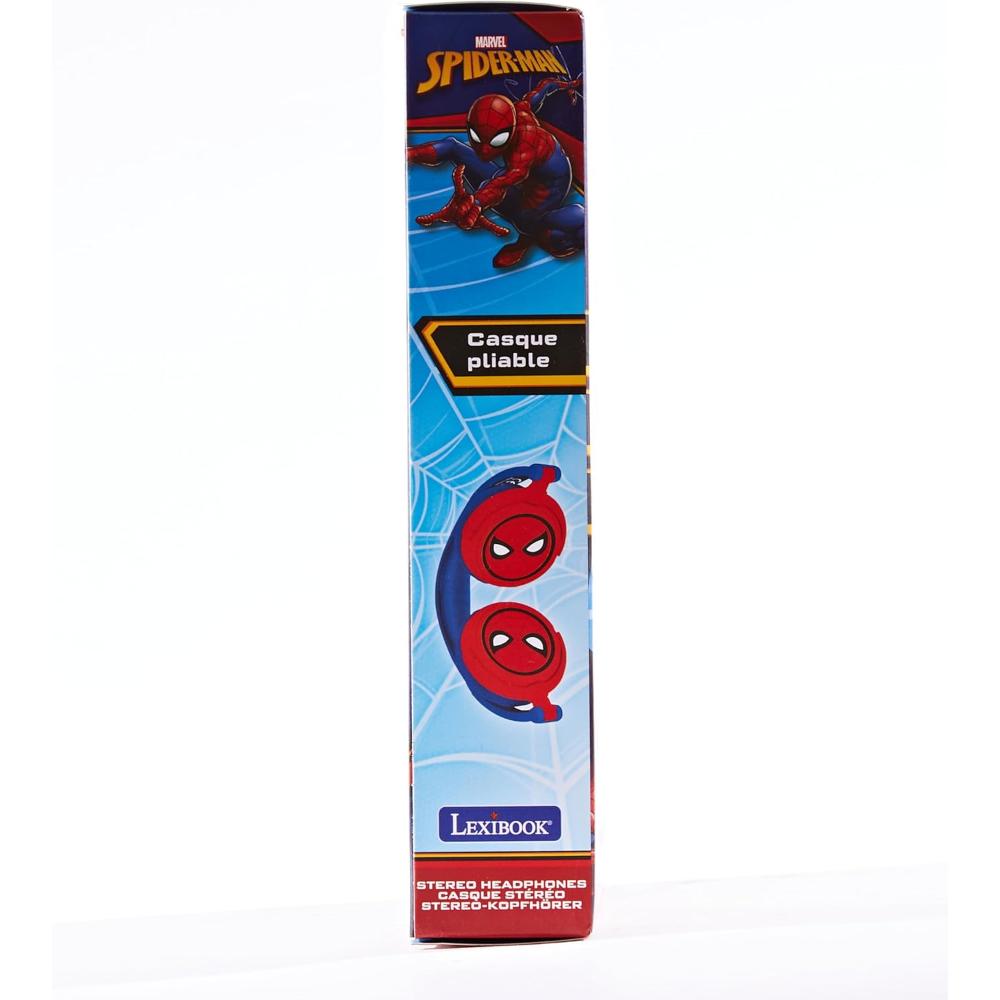 Lexibook - Marvel Spider-Man Peter Parker Stereo Headphone - Red/Blue