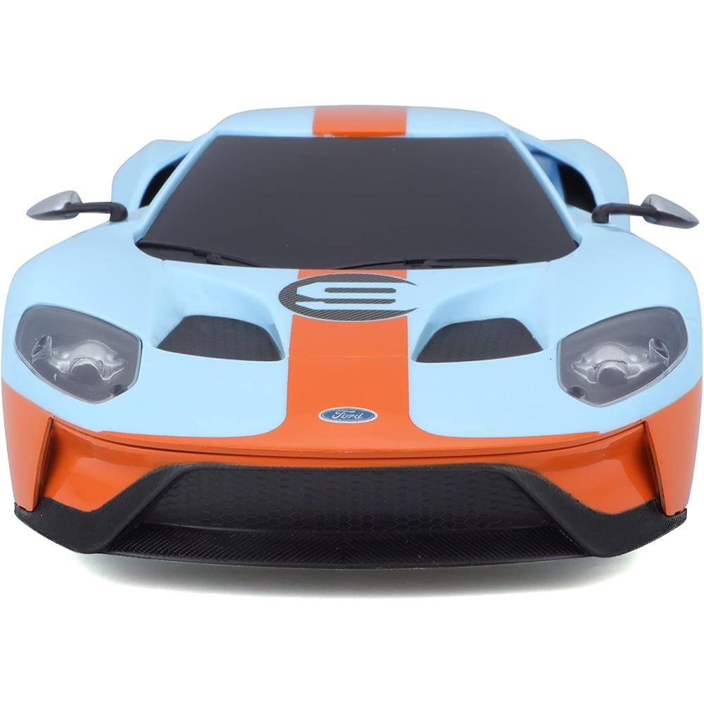 Maisto - 1:24 Scale Ford GT Heritage Remote Control Car - Light Blue - Ages 5+ Years