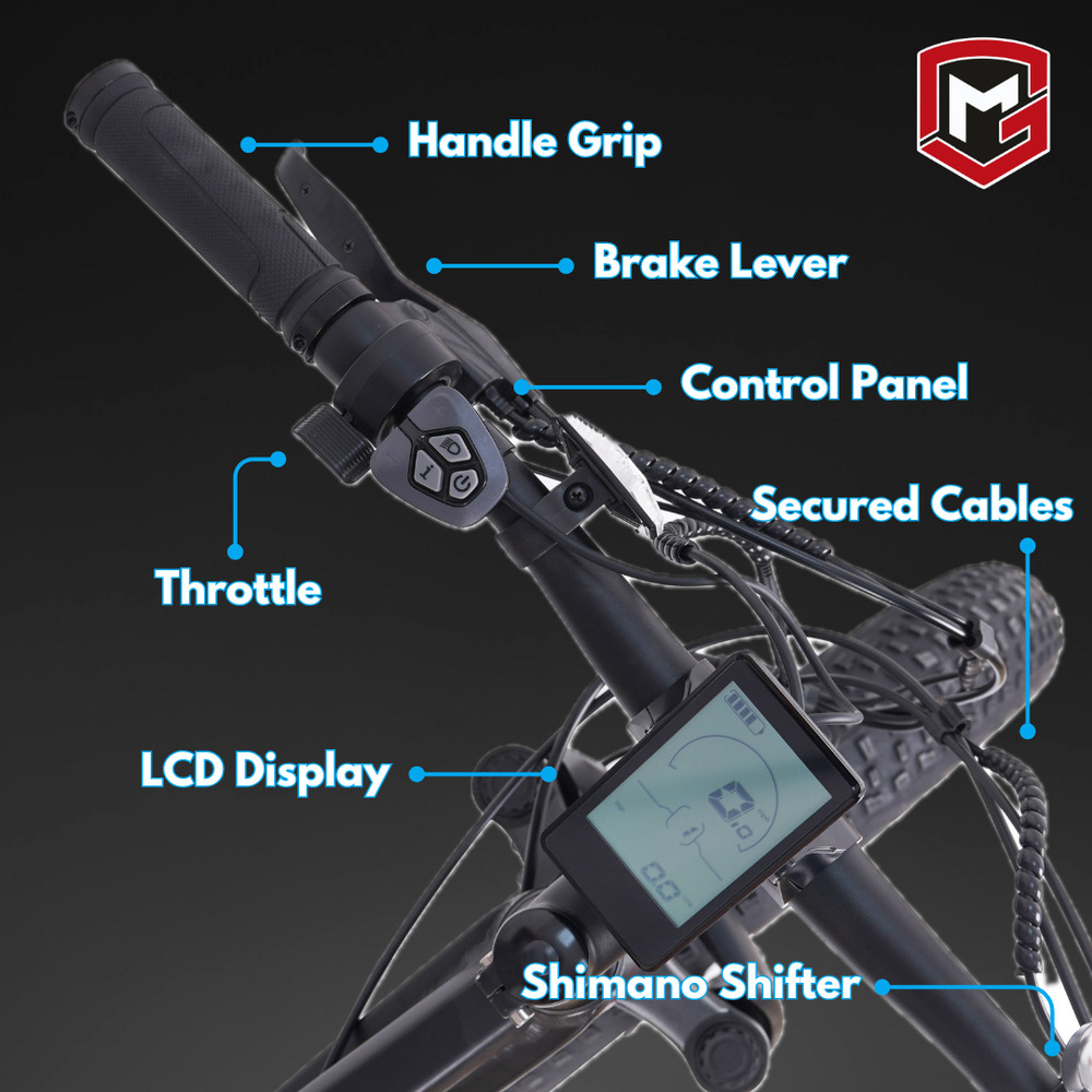 Mogoo - Orion E-Fat Mountain Bike - 26 Inch - Grey