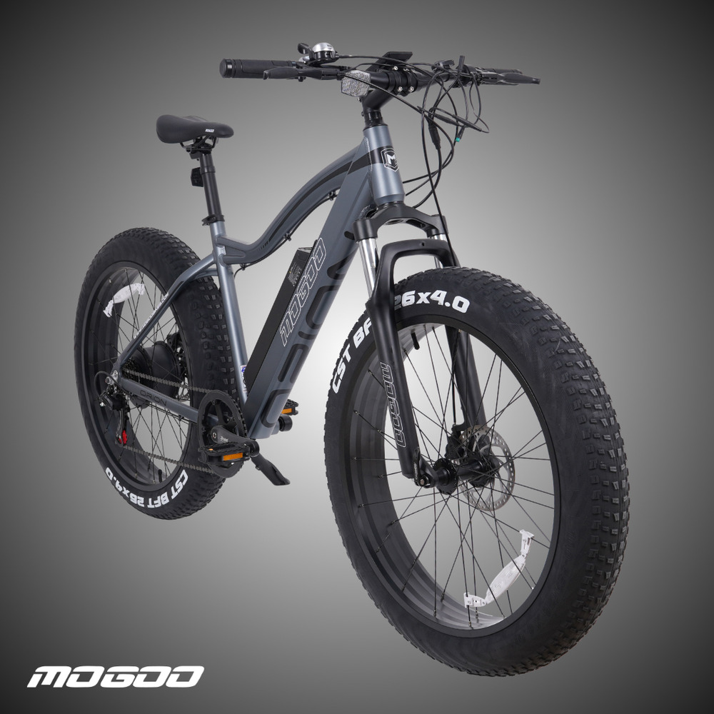 Mogoo - Orion E-Fat Mountain Bike - 26 Inch - Grey