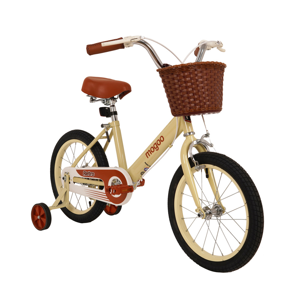 Mogoo - Retro 16 Inch Kids Bike - Beige