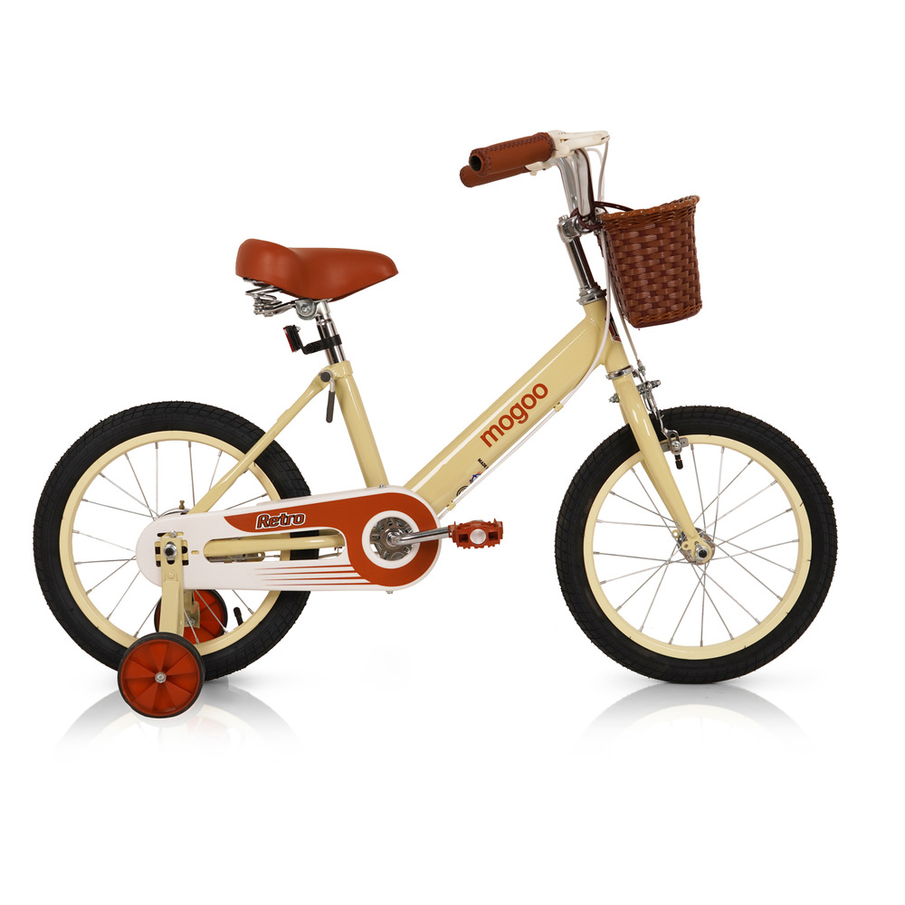 Mogoo - Retro 16 Inch Kids Bike - Beige