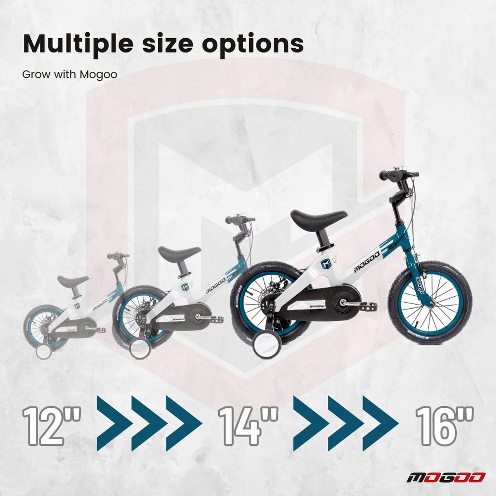 Mogoo - Spark Kids Magnesium Bike - 16 Inch - Turquoise