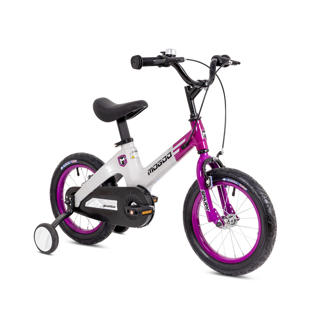 Mogoo - Spark Magnesium Kids Bicycle - 14 Inch - Purple