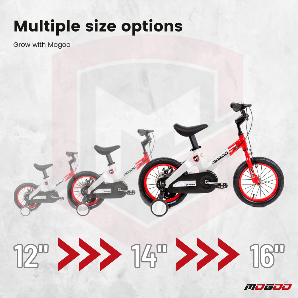 Mogoo - Spark Magnesium Kids Bicycle - 14 Inch - Red