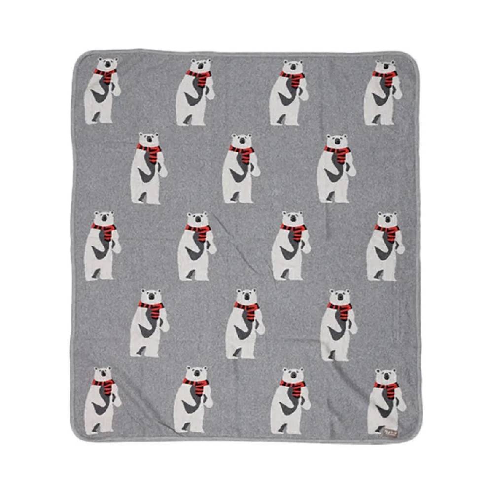 Nurtur - Soft Baby Blankets - Bear - Grey
