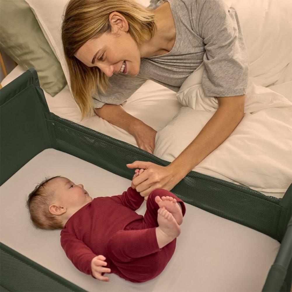 SnuzPod - Studio Bedside Crib - Berlin/Green
