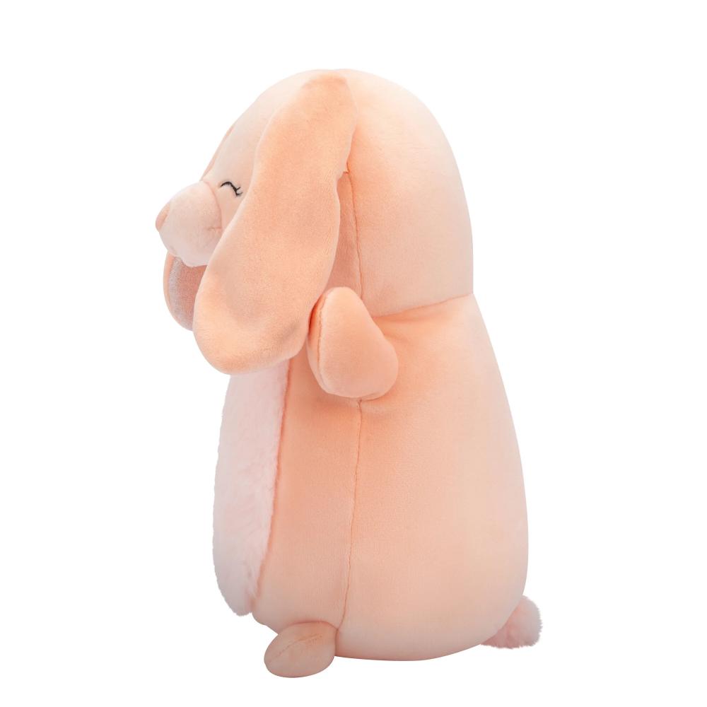 Squishmallows - Official Hugmee Plush 10 inch Satine The Peach Bunny - Ages 3+ Years
