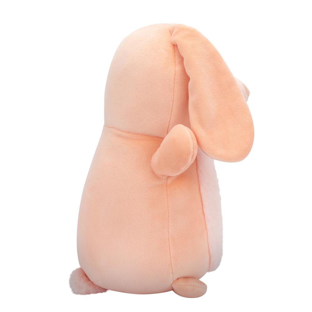 Squishmallows - Official Hugmee Plush 10 inch Satine The Peach Bunny - Ages 3+ Years