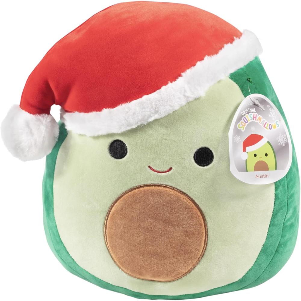 Squishmallows - Austin The Santa Avocado 12 Inch - Ages 2+ years