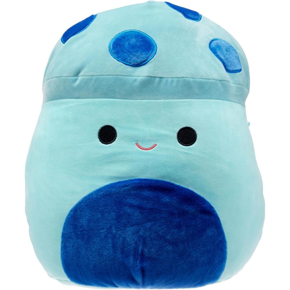 Squishmallows - Original 12-Inch Ankur Teal Mushroom with Fuzzy Blue Spots and Belly