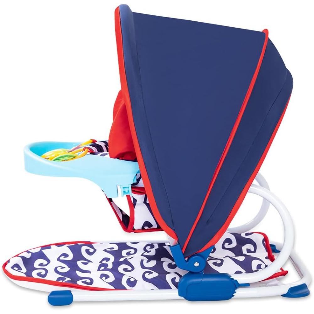 Teknum - Portable Baby Seat With Detachable Tray - Blue