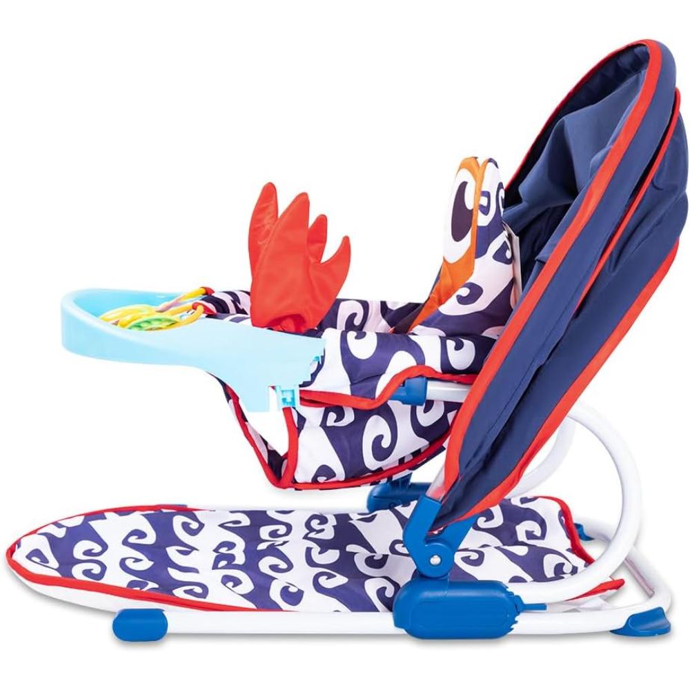 Teknum - Portable Baby Seat With Detachable Tray - Blue