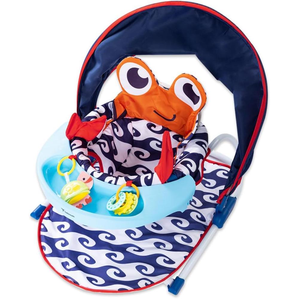 Teknum - Portable Baby Seat With Detachable Tray - Blue