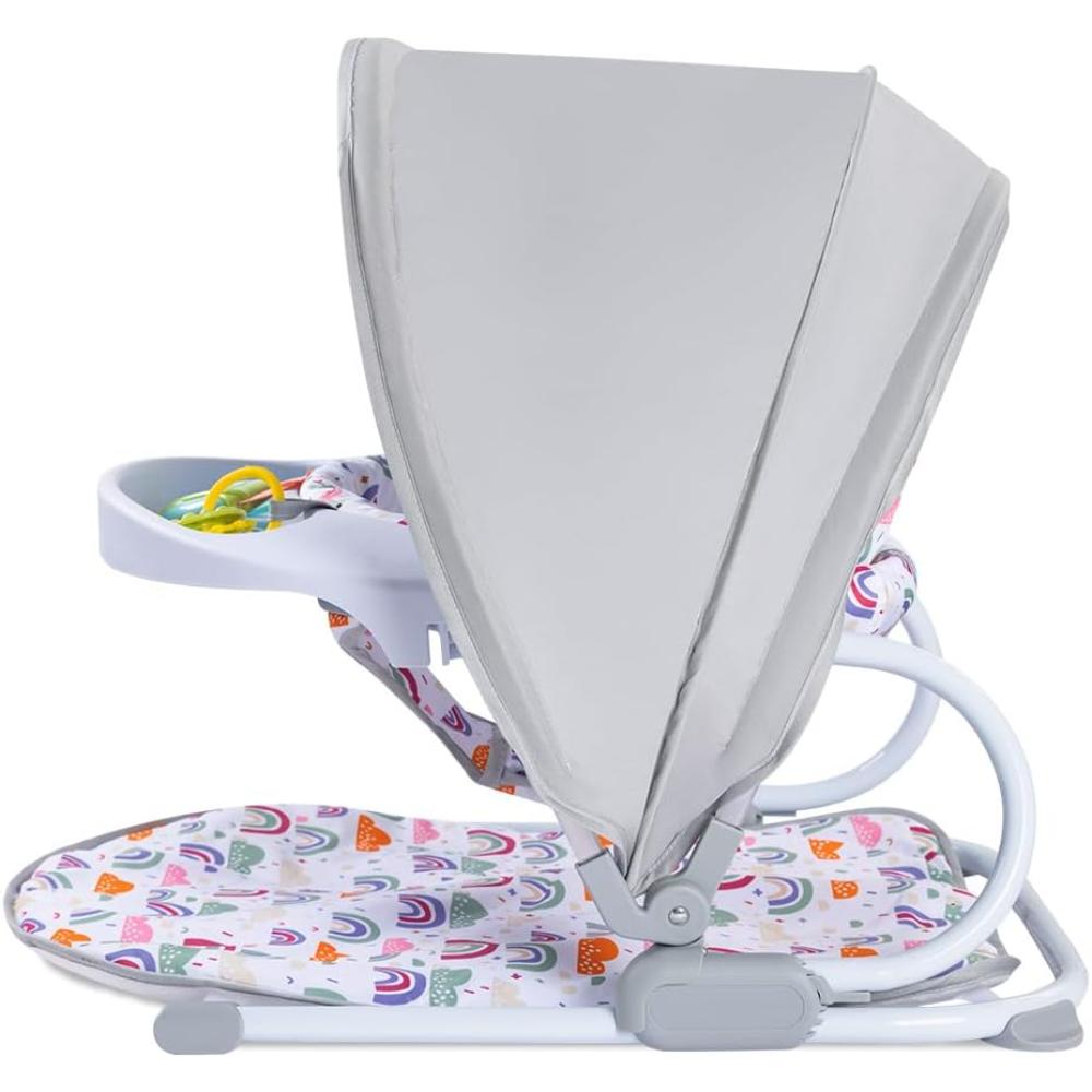 Teknum - Portable Baby Seat With Detachable Tray - Grey