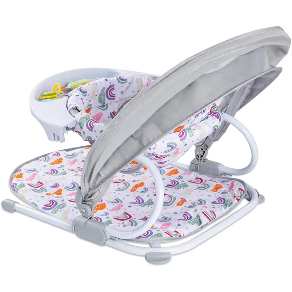 Teknum - Portable Baby Seat With Detachable Tray - Grey