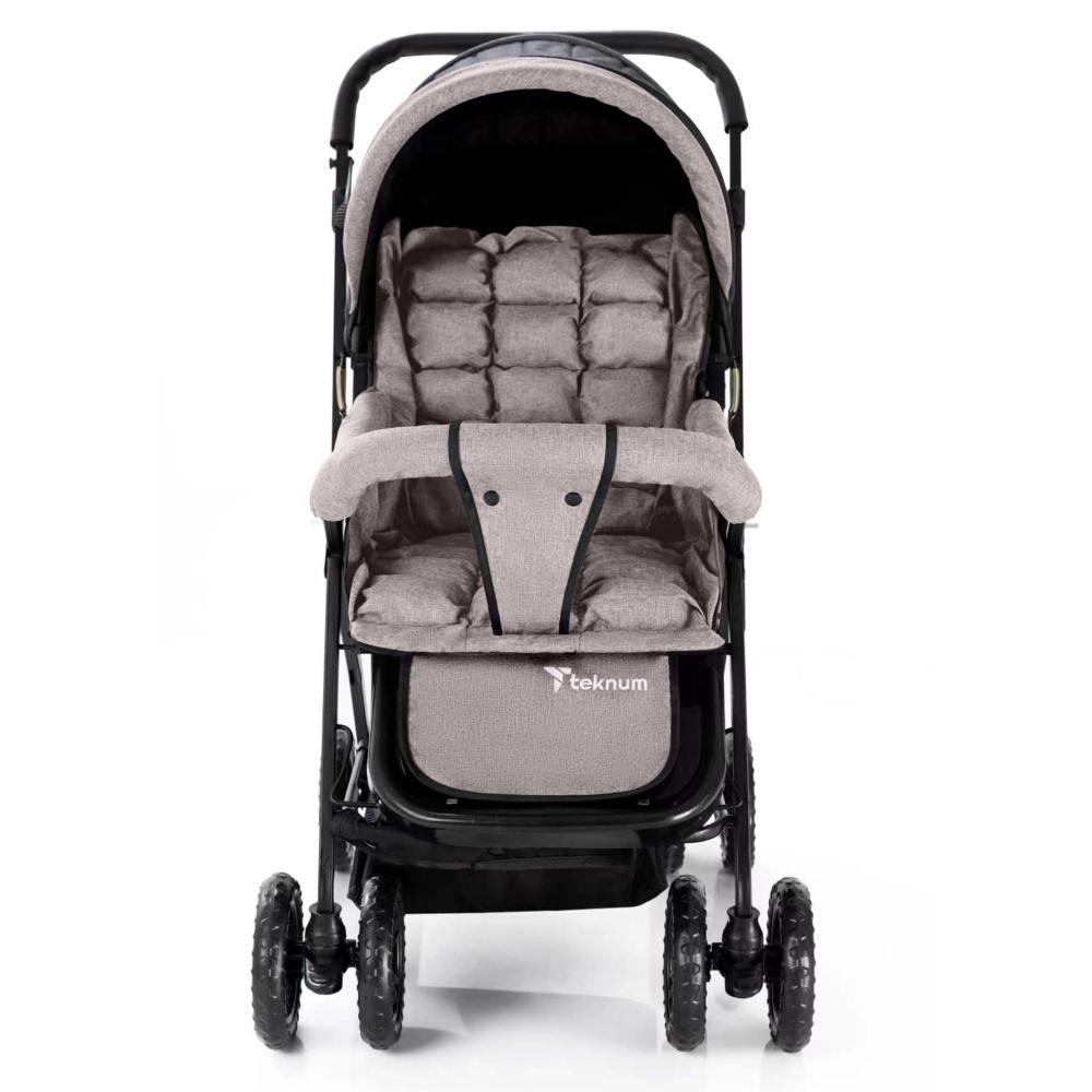 Teknum - Reversible Look at Me Stroller With Diaper Bags - Khaki
