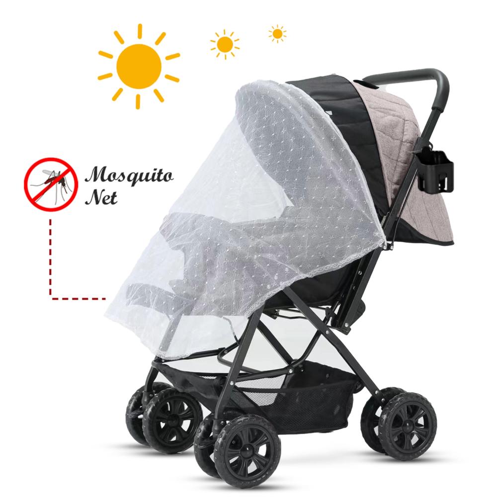 Teknum - Reversible Look at Me Stroller With Diaper Bags - Khaki