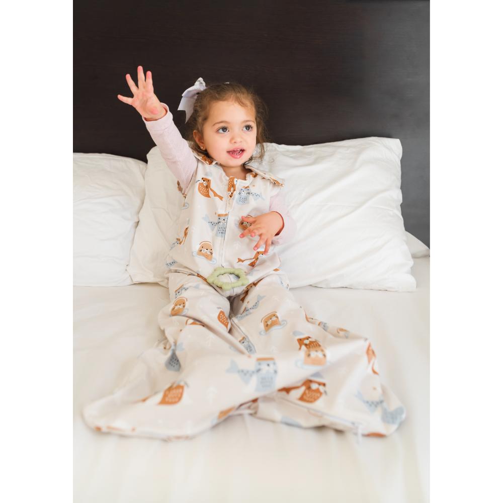 Tickle Tickle - Organic Cotton Sleeping Bag 1.0 Tog - Wally Whisker