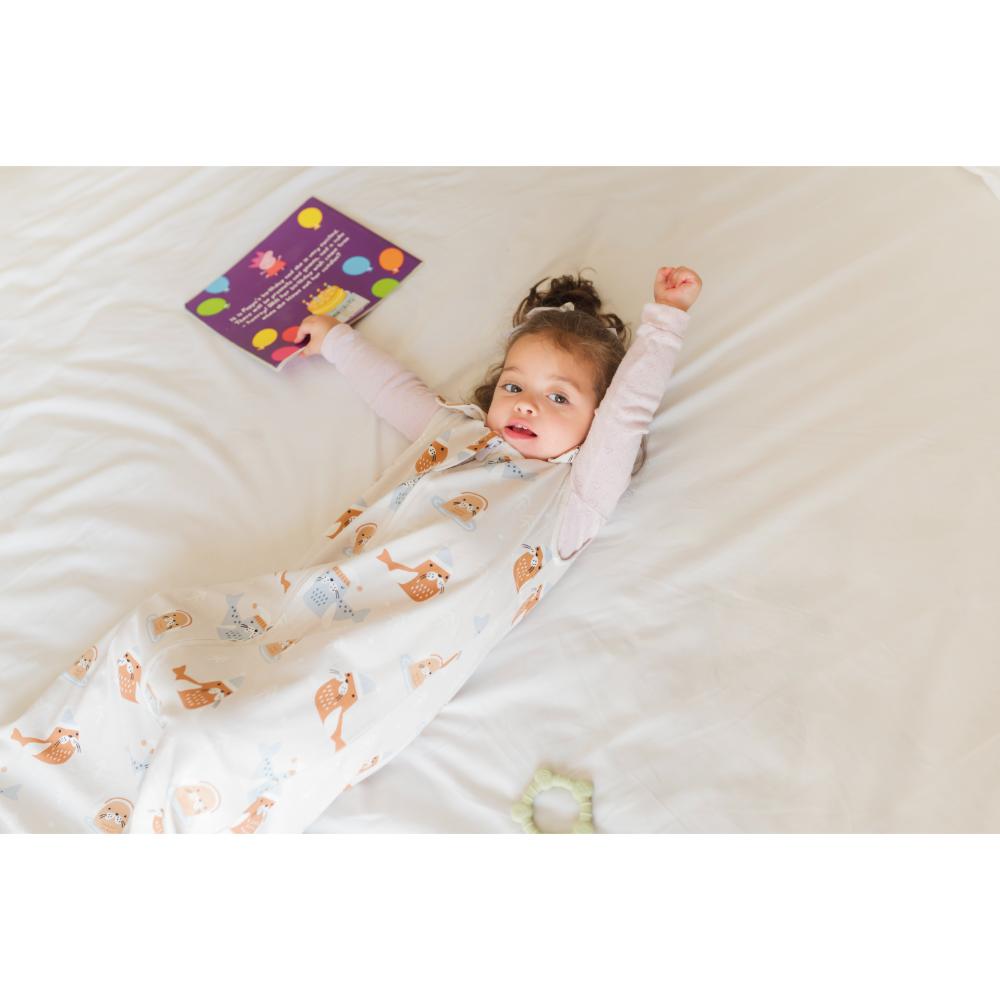 Tickle Tickle - Organic Cotton Sleeping Bag 1.0 Tog - Wally Whisker
