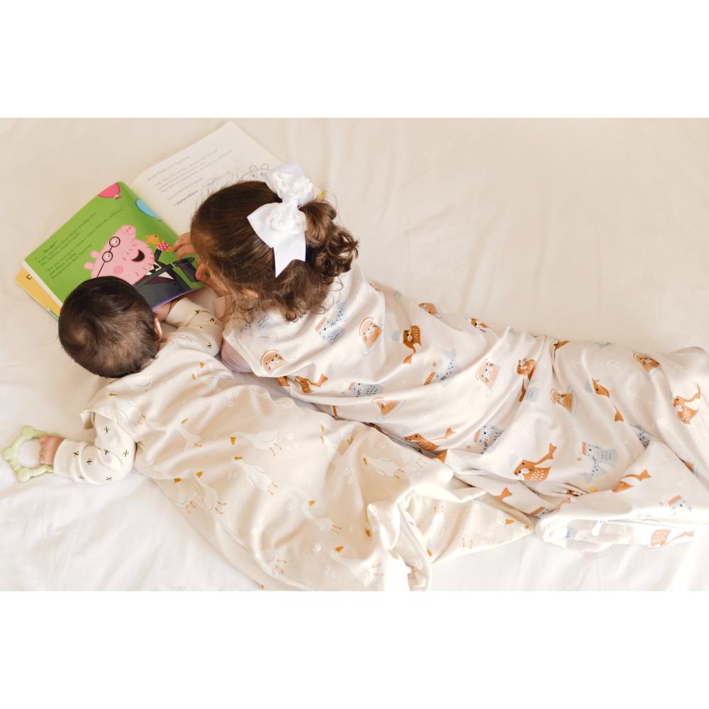 Tickle Tickle - Value Pack Organic Sleeping Bag 1.0 TOG - Dewey Wally