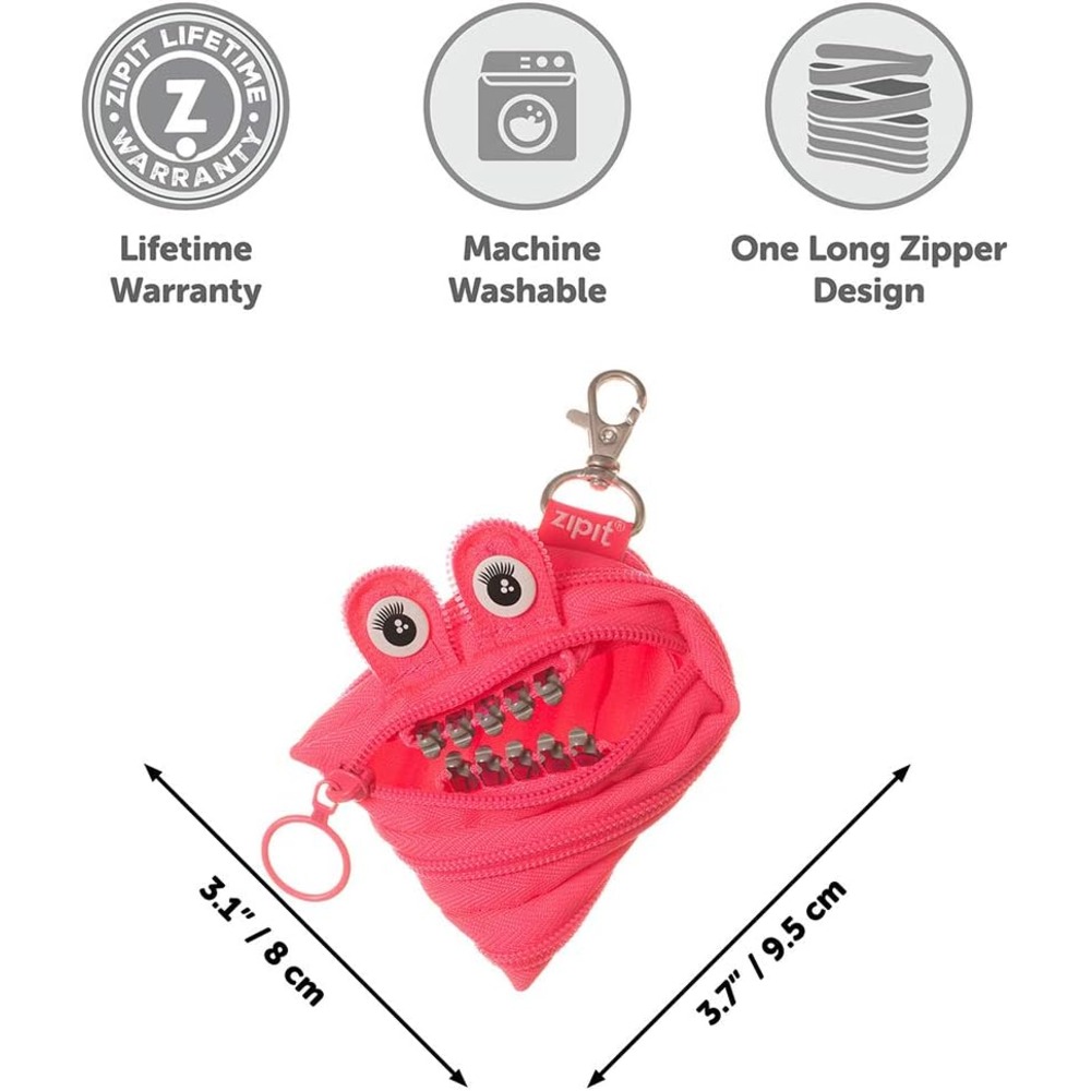 Zipit - Grillz Monster Mini Pouch - Pink