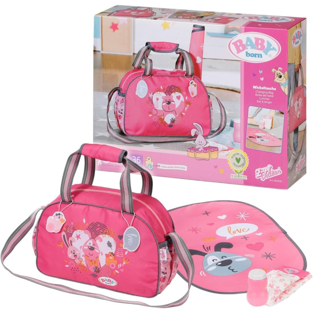 Baby Born - Changing Bag Fits dolls up to 43cm - Ages 3+ Years