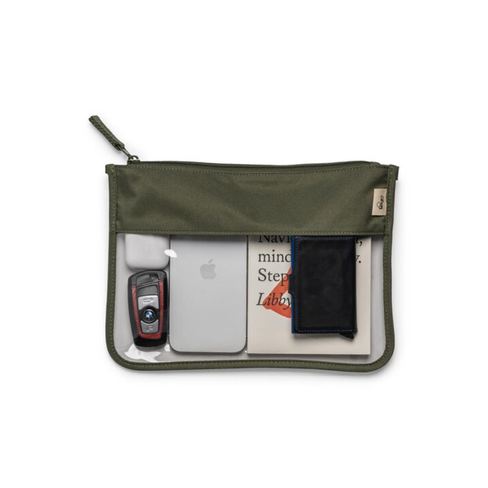 Citron - 2024 Clear Zipper Pouch Large - Green