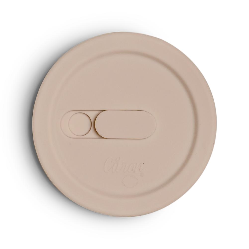 Citron - 2024 Silicone Cup Cover Lid - Beige