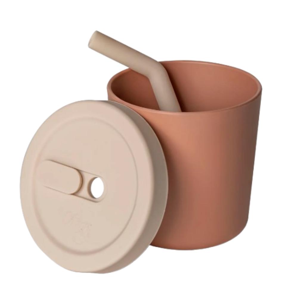 Citron - 2024 Silicone Cup Cover Lid - Beige