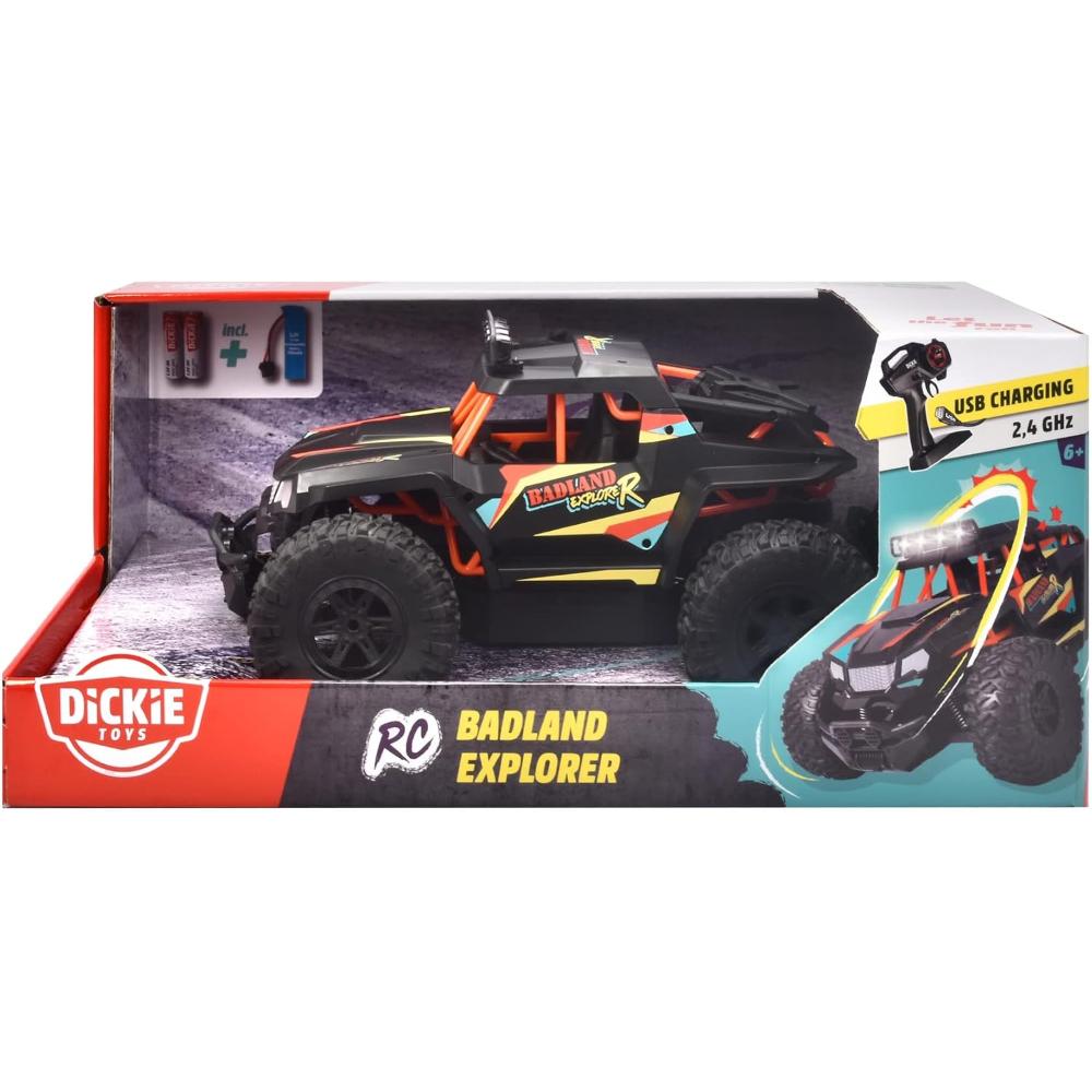 Dickie - RC Badland Explorer 32 cm Remote Control Monster Truck RTR - Ages 6+ Years