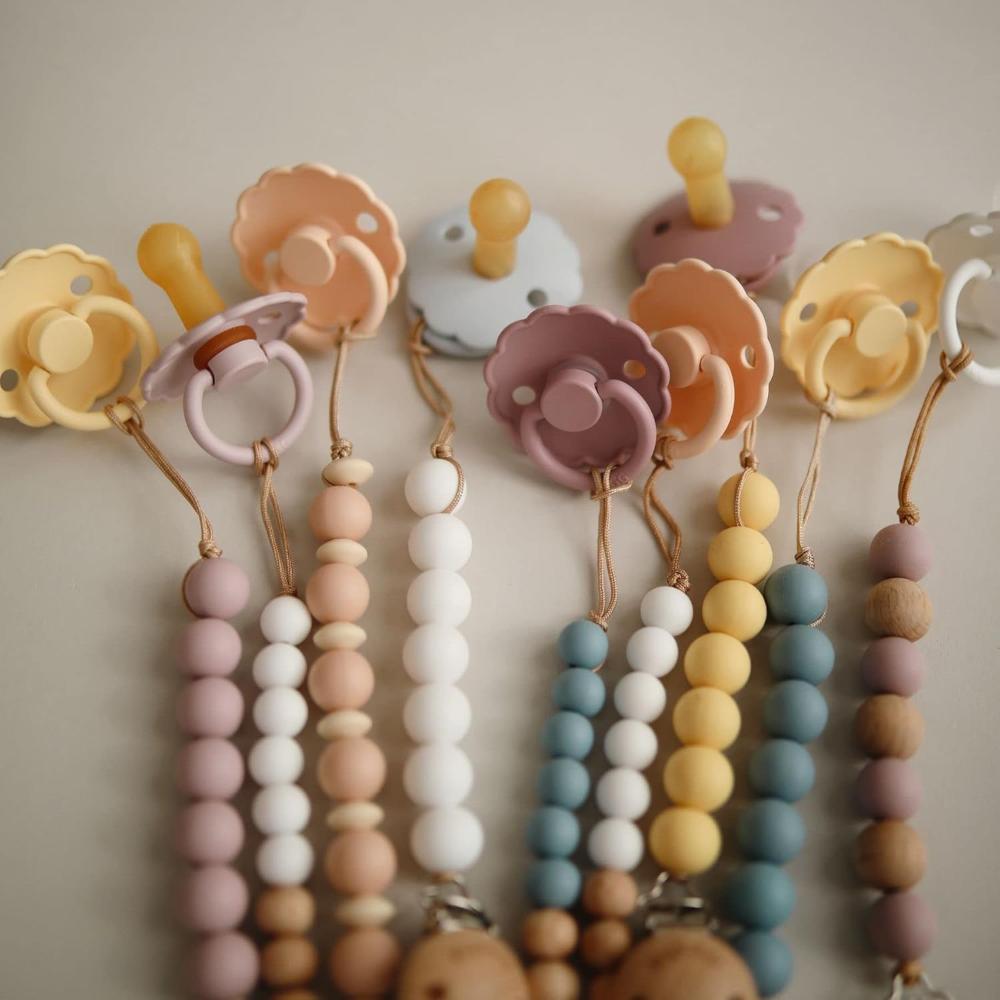 Frigg - Daisy Latex Baby Pacifier Size 2 - Cedar (Pack of 2)