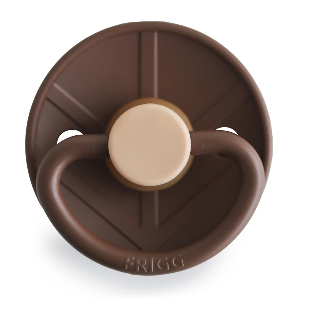 Frigg - Little Viking Latex Baby Pacifier Size 1 - Cocoa (Pack of 1)