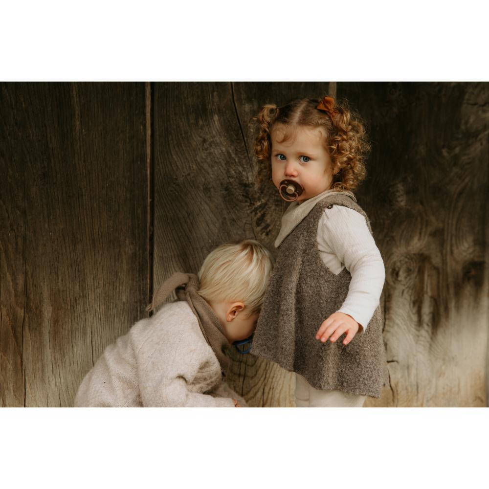 Frigg - Little Viking Latex Baby Pacifier Size 1 - Cocoa (Pack of 1)