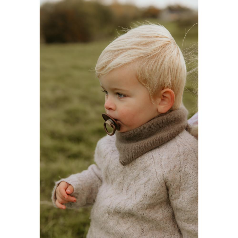 Frigg - Little Viking Latex Baby Pacifier Size 1 - Cocoa (Pack of 1)