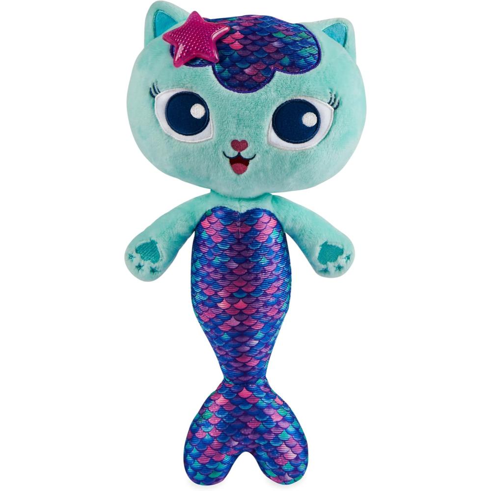 Gabby's Dollhouse MerCat Plush Toy - Soft & Cuddly Feature Plush for Collecting & Play
