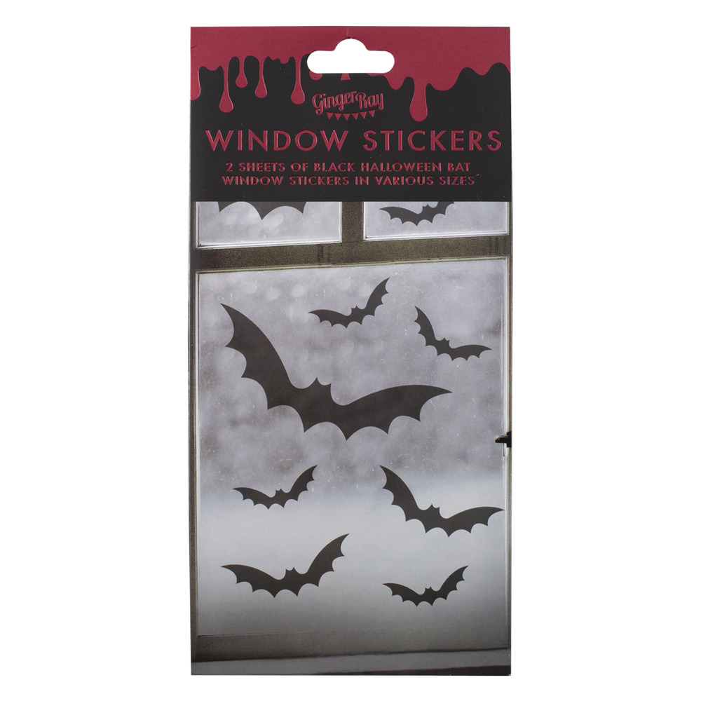 Ginger Ray - Window Stickers - Bats