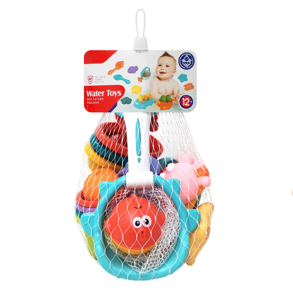 Huanger - Baby Bath Toy Set with Floating Animals - 15pcs