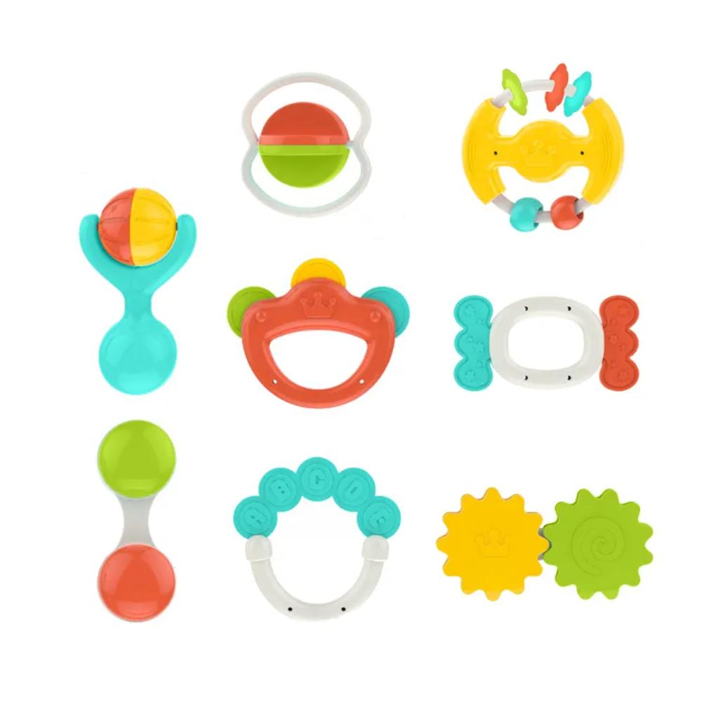 Huanger - Baby Rattle Set with Teethers - 8pcs
