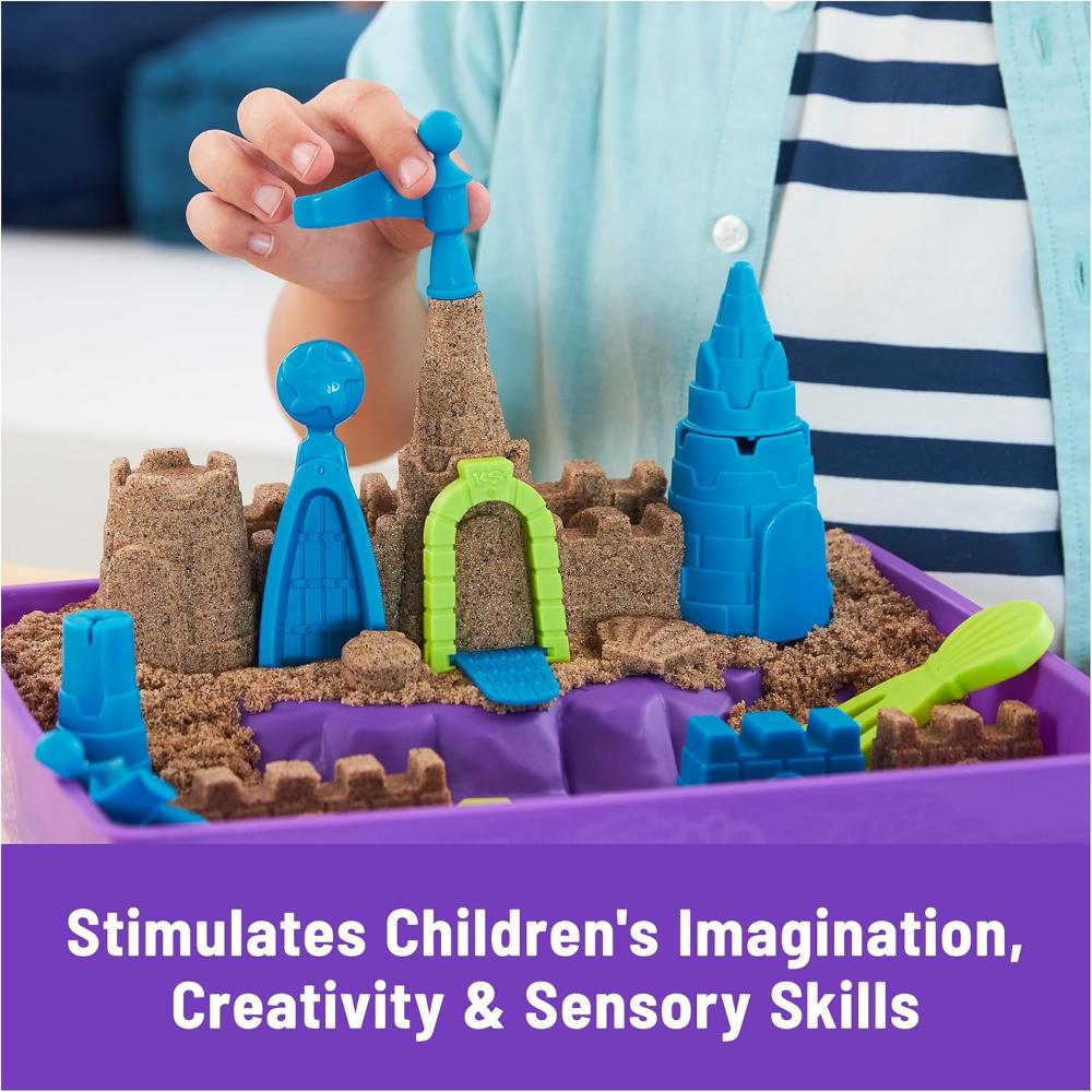 Kinetic Sand Deluxe Beach Castle Playset - 2.5lb Sand