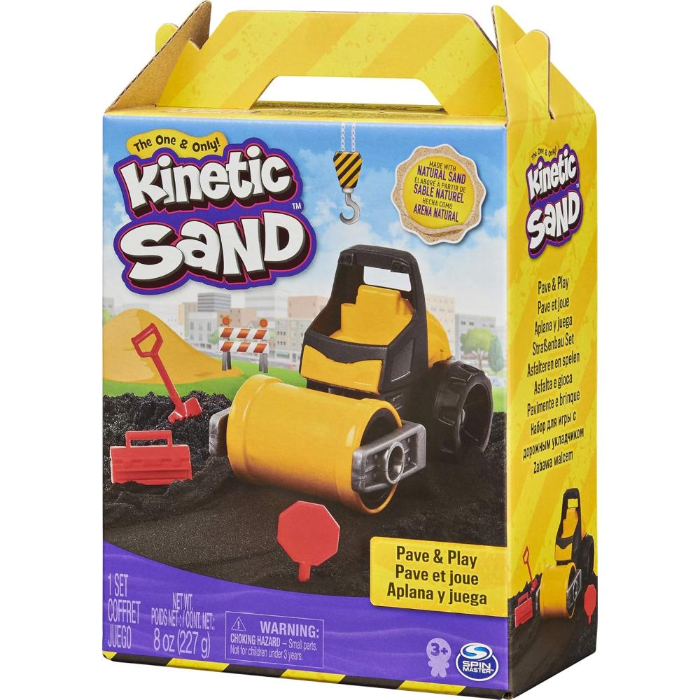 Kinetic Sand - Construction Paver Black - Ages 3+ Years
