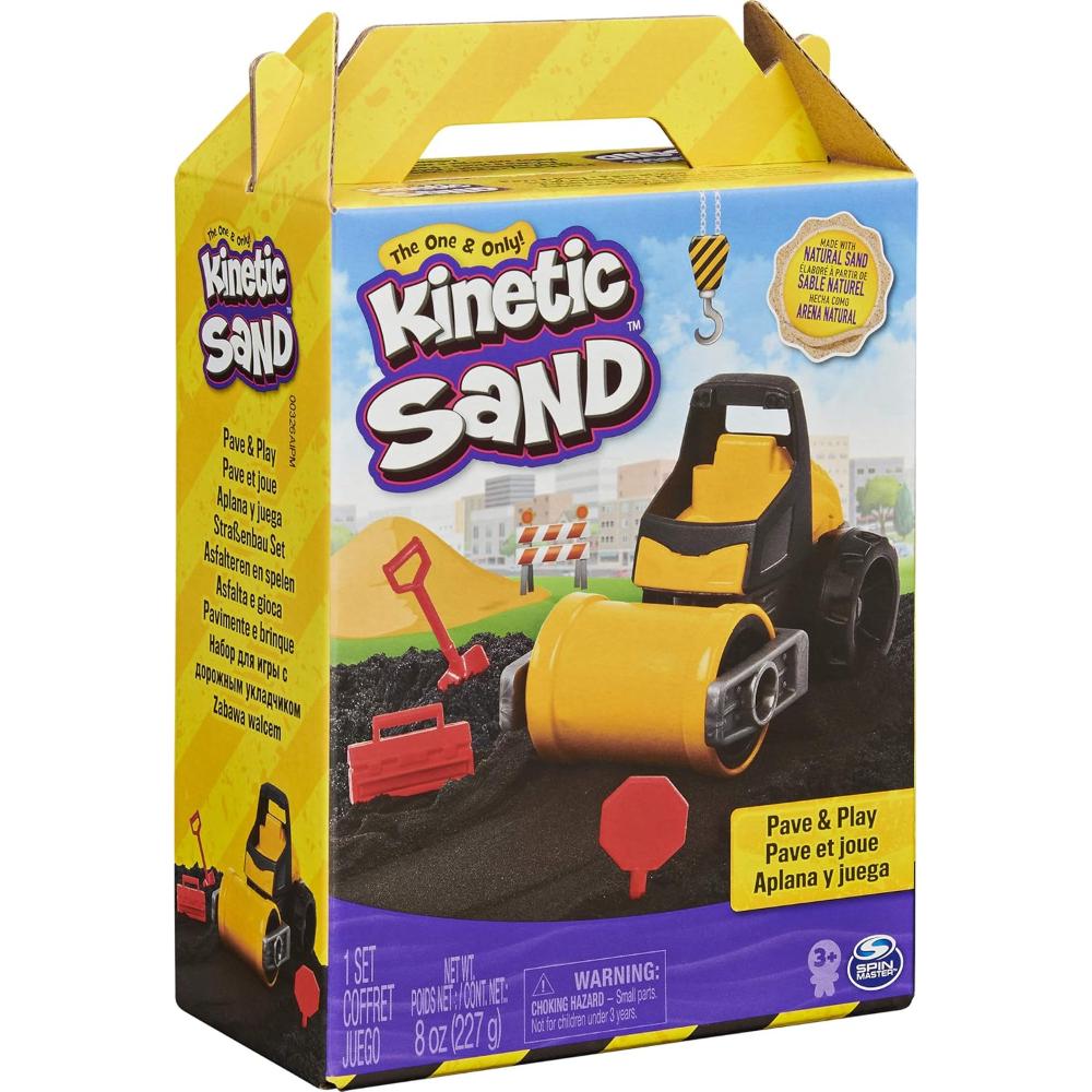 Kinetic Sand - Construction Paver Black - Ages 3+ Years