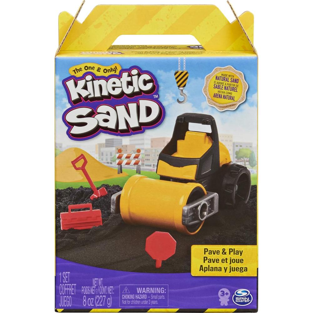 Kinetic Sand - Construction Paver Black - Ages 3+ Years