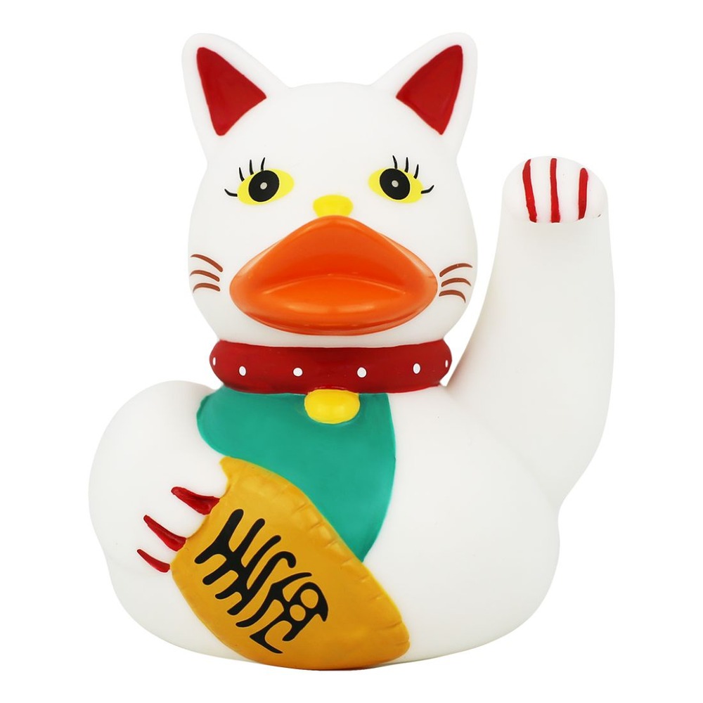 Lilalu - Rubber Lucky Cat Duck