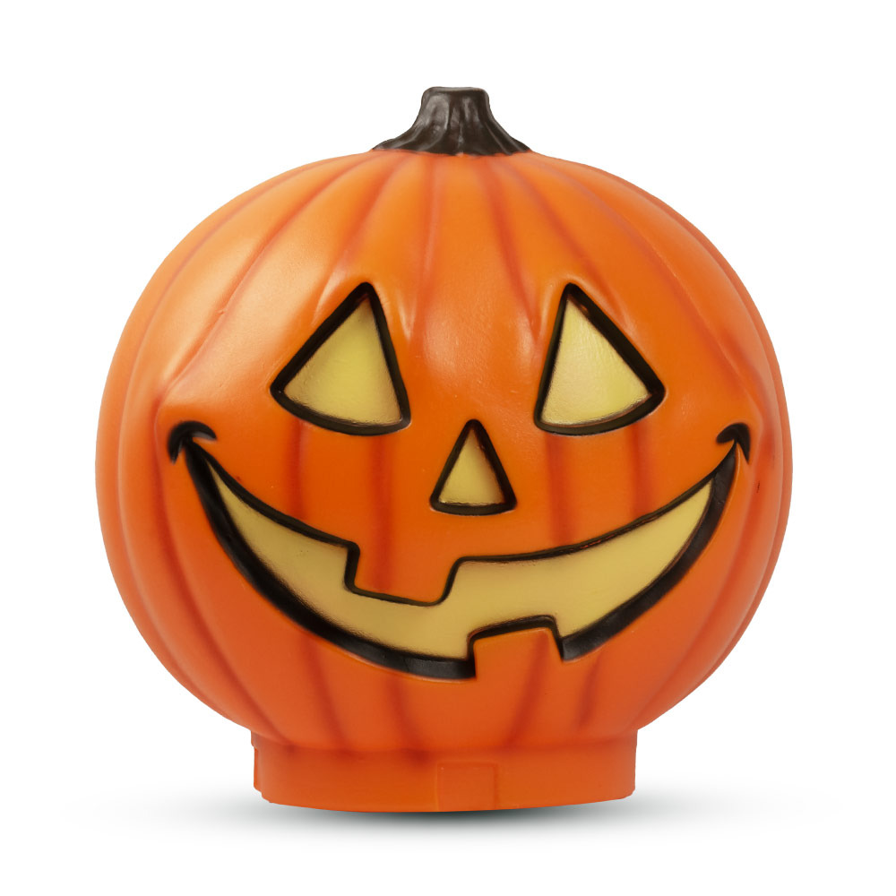 Mad Toys - Creepy Light-Up Pumpkin - Halloween Decoration - 9in