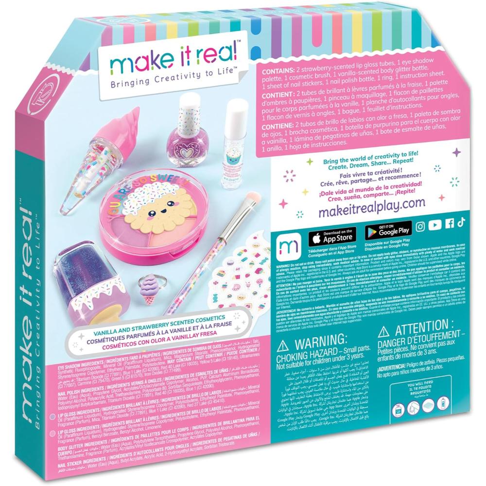 Make It Real - Candy Shop Cosmetic Set - Ages 8+ Years