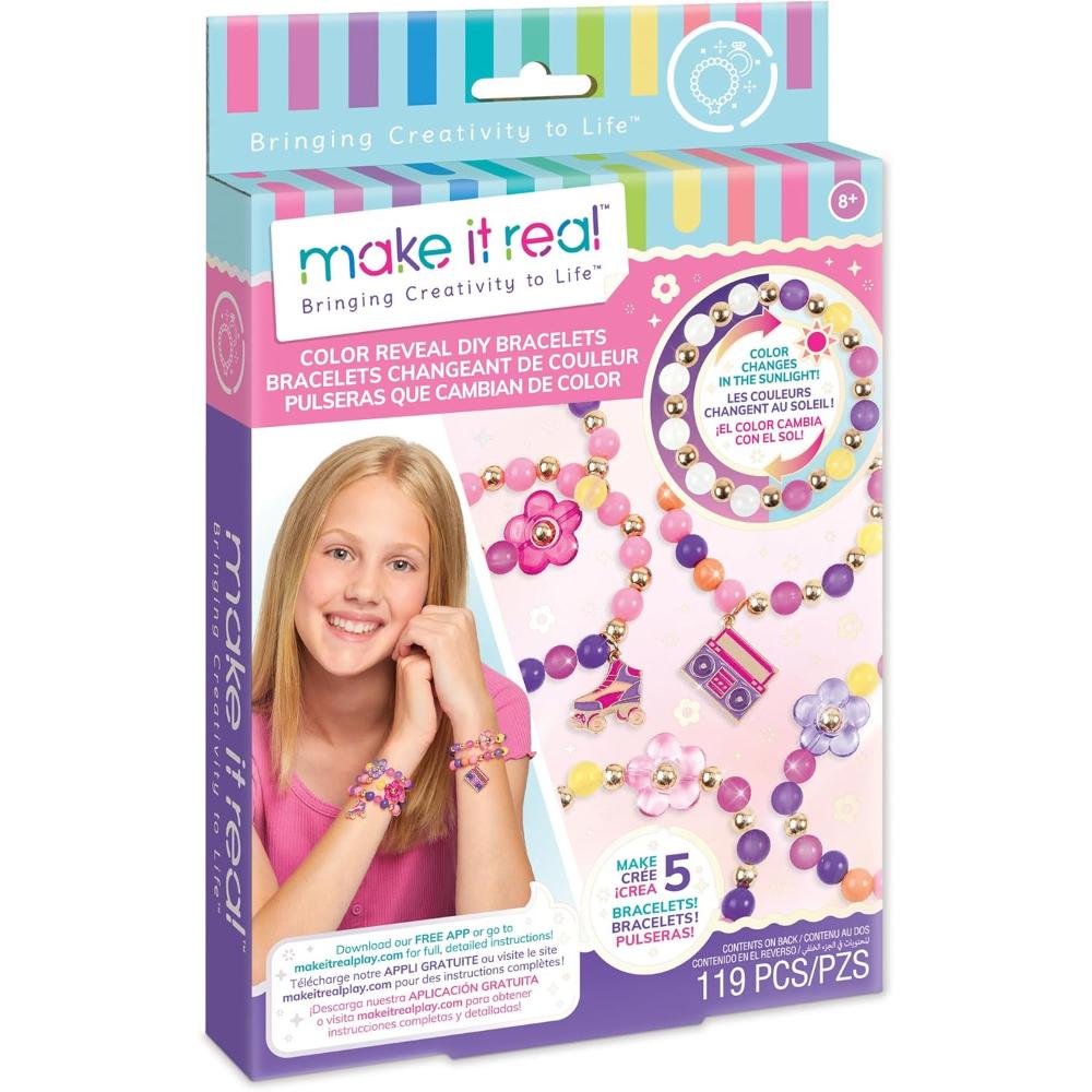 Make It Real - Color Reveal DIY Bracelets - Ages 8+ Years